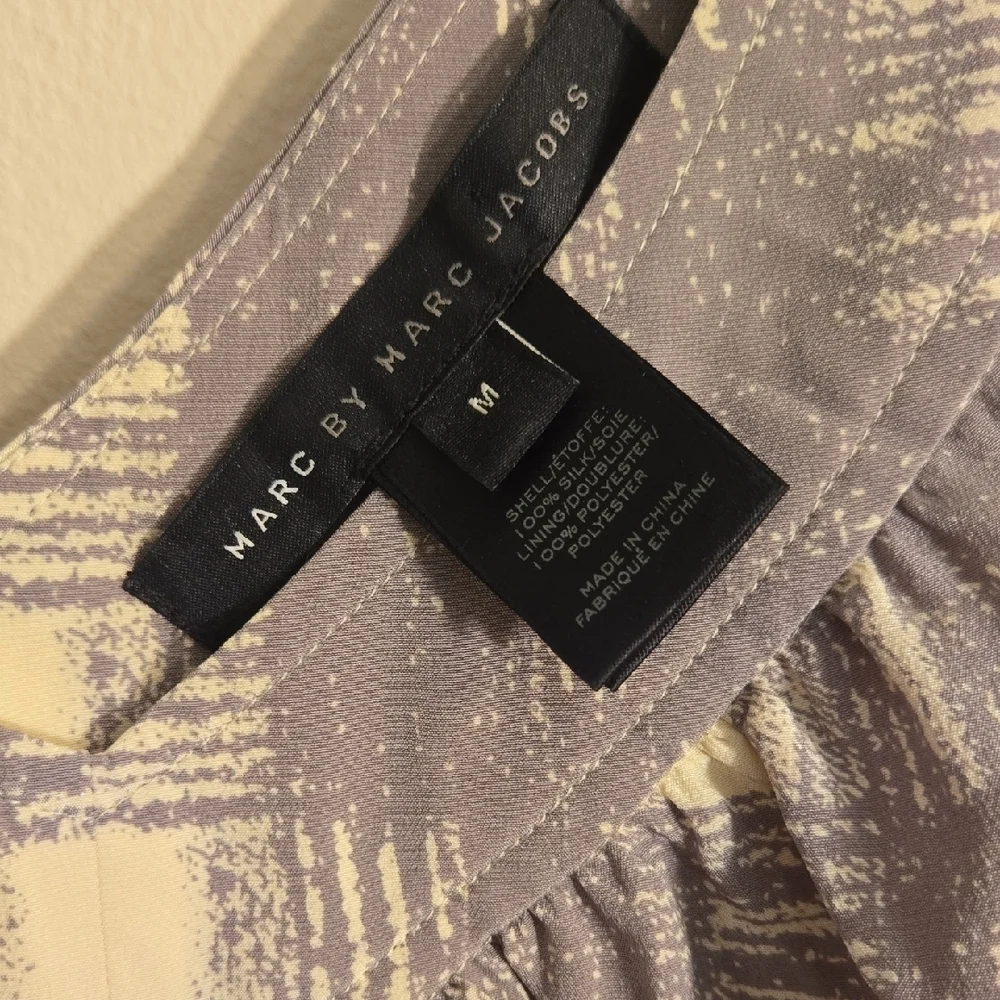 Marc By Marc Jacobs Lavender/Gray Checkered Mini Dress - Picture 2 of 4